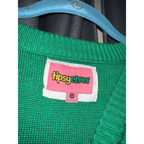 Ugly Christmas Sweater Xmas Size Medium Tipsy Elves Jesus - Picture 2 of 3